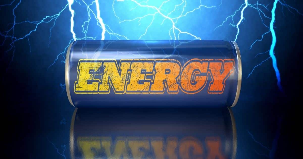 Energy battery graphic with lightning