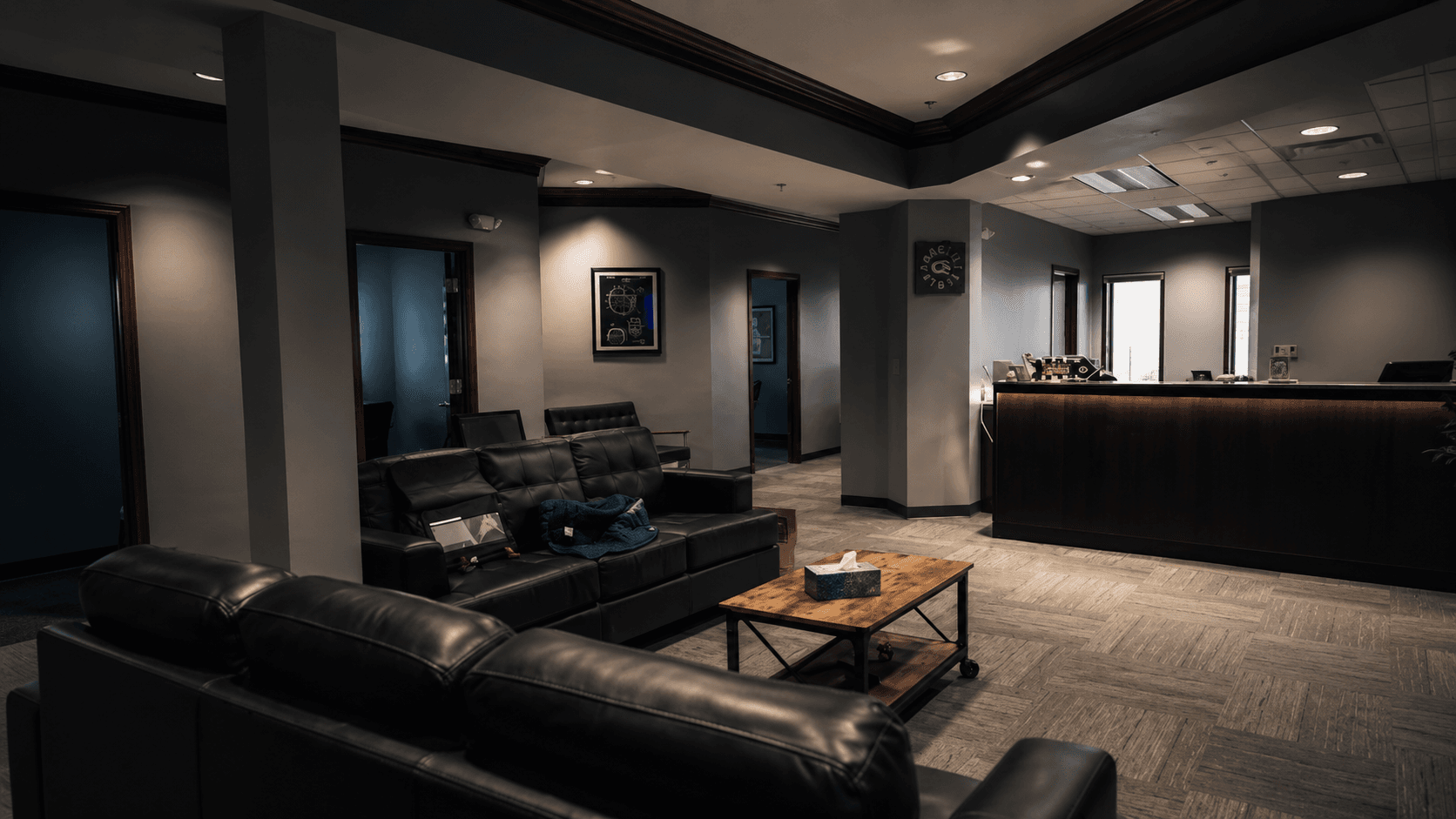 Interior of the Mantality Health men's clinic serving Green Bay, WI
