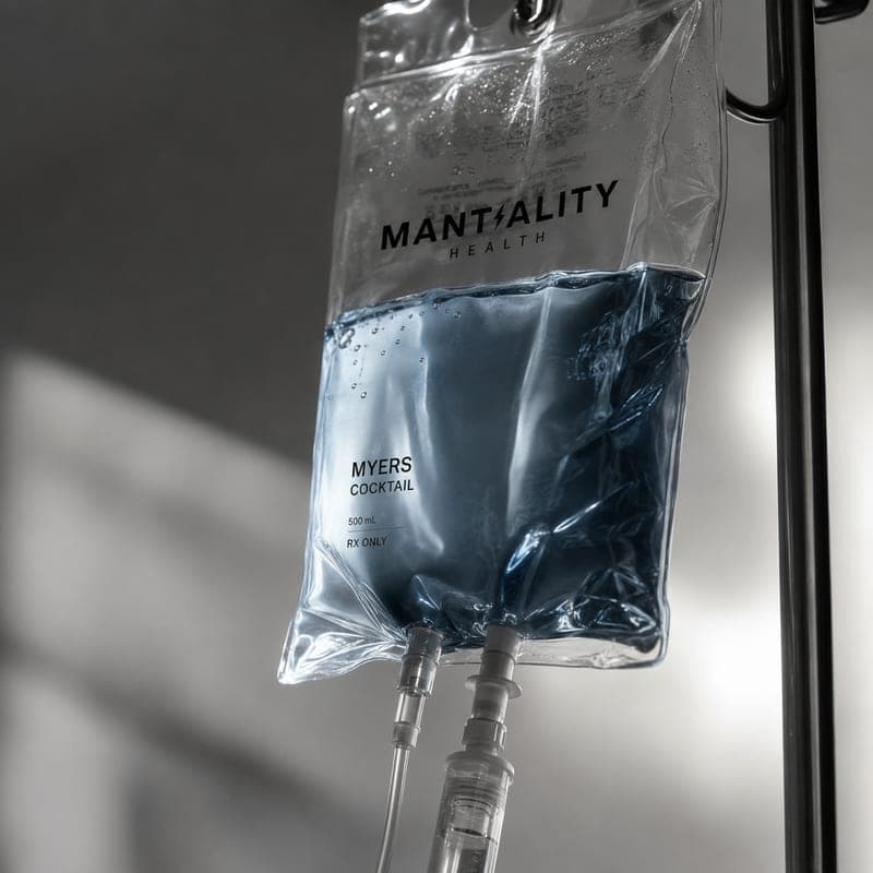 Mantality Health IV therapy infusion bag