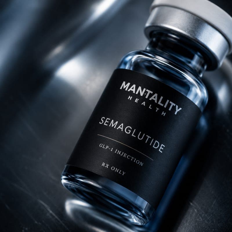 Mantality Health semaglutide injection vial