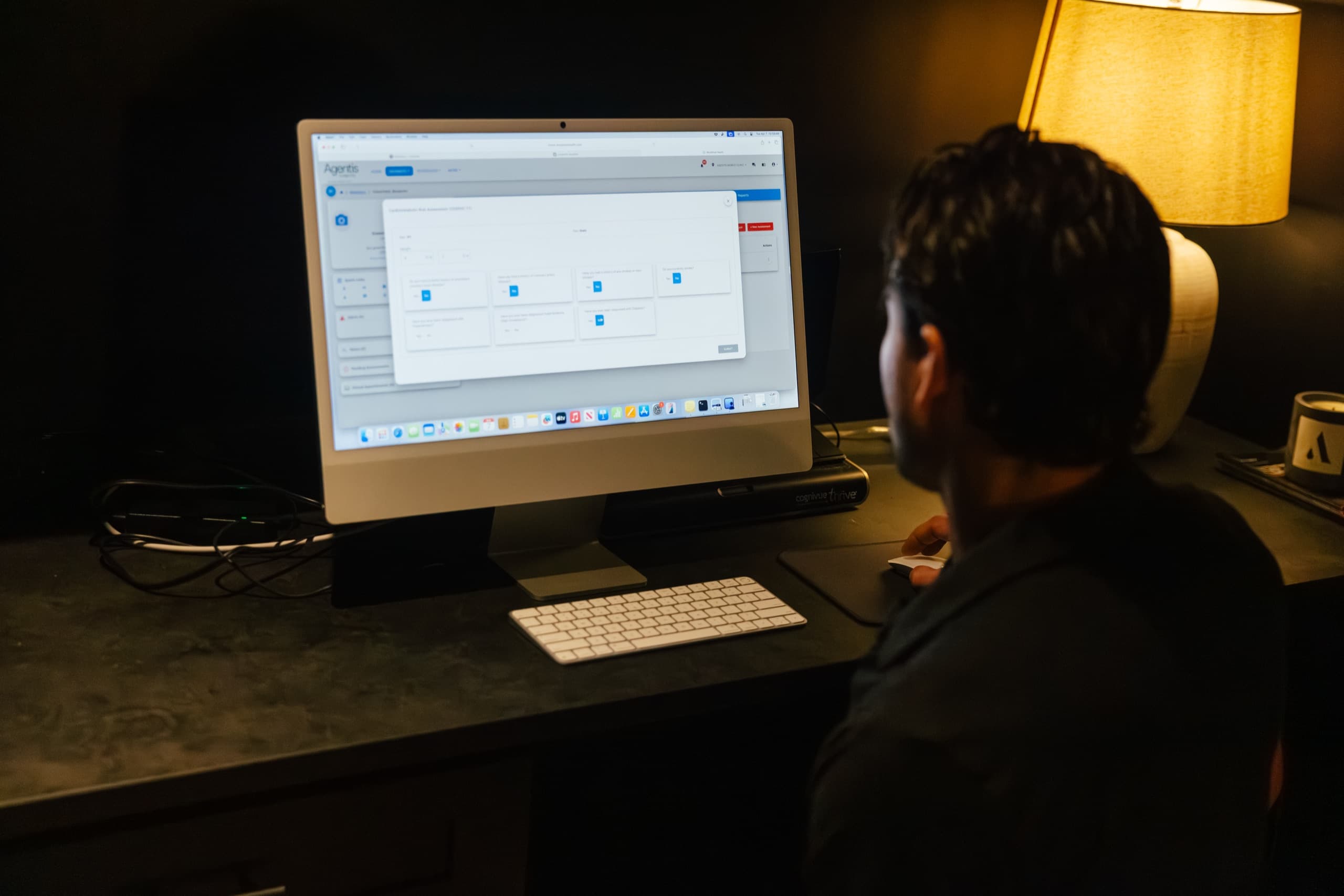 Clinician reviewing cardiometabolic results with a patient