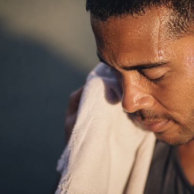Man noticing weaker gym pumps after training
