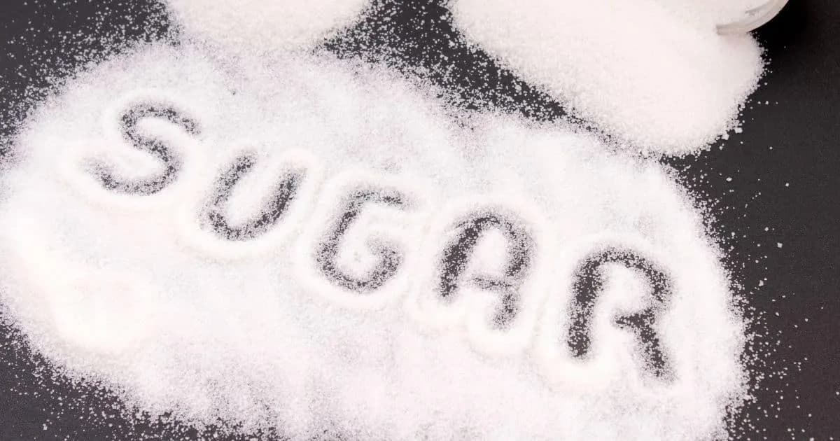 Sugar written in granules