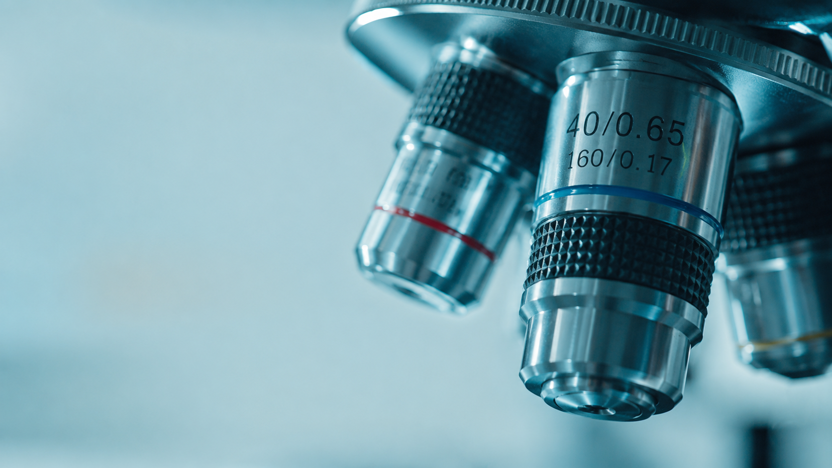 Laboratory microscope used for diagnostics
