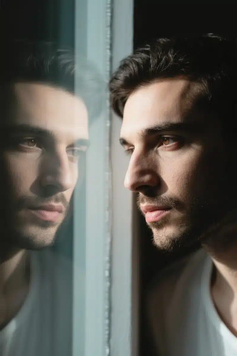 Man experiencing mental clarity after starting TRT